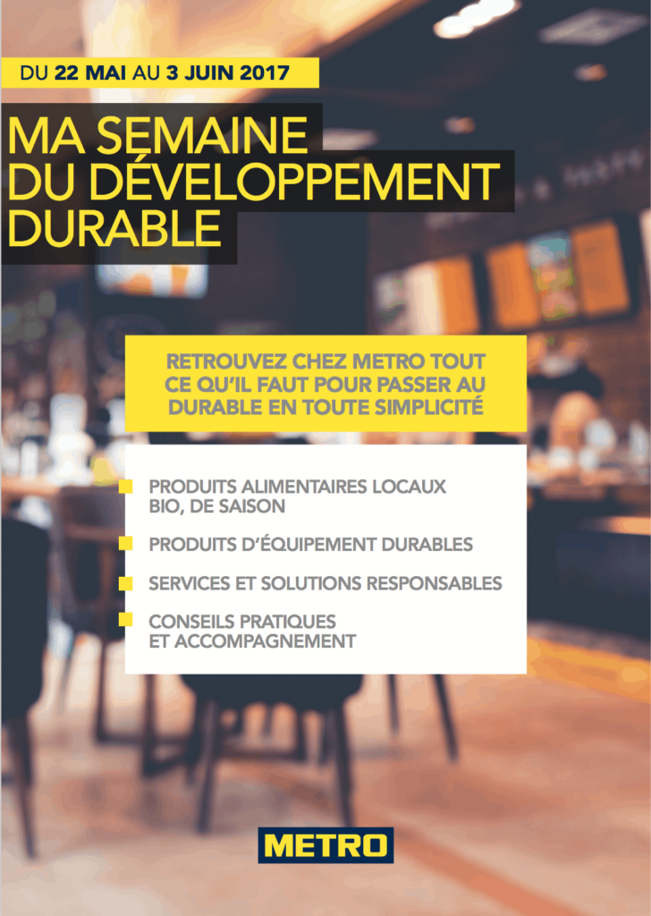 Avec METRO, Mon restaurant passe au durable