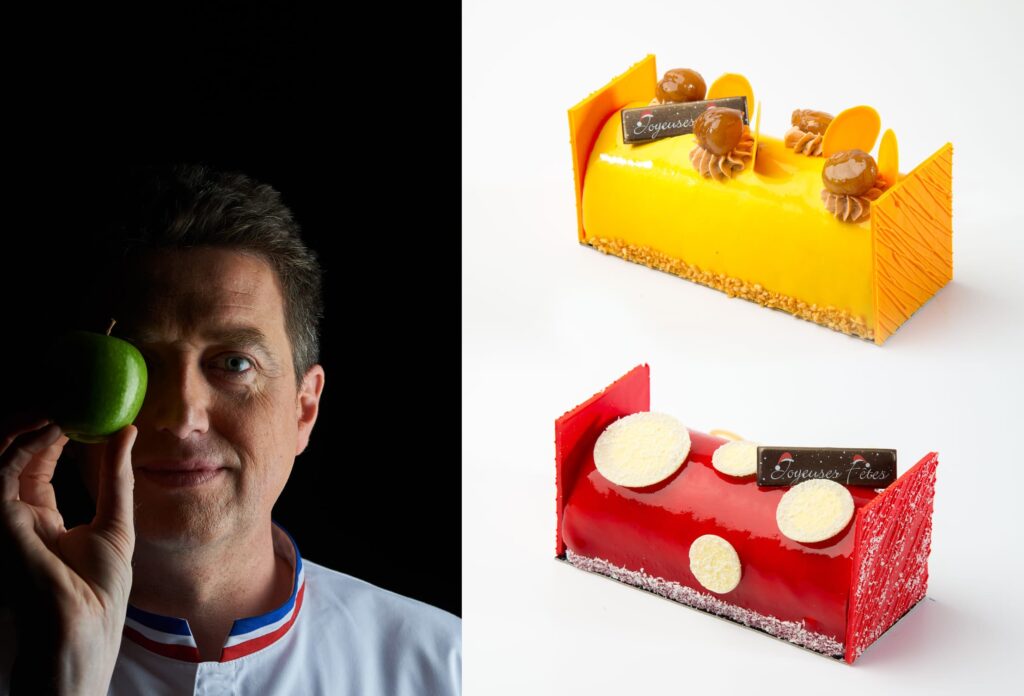 Philippe Rigollot, Champion du Monde de la Pâtisserie 2005 et Meilleur ouvrier de France en 2007, a créé pour Ravifruit deux nouvelles recettes de bûche.
