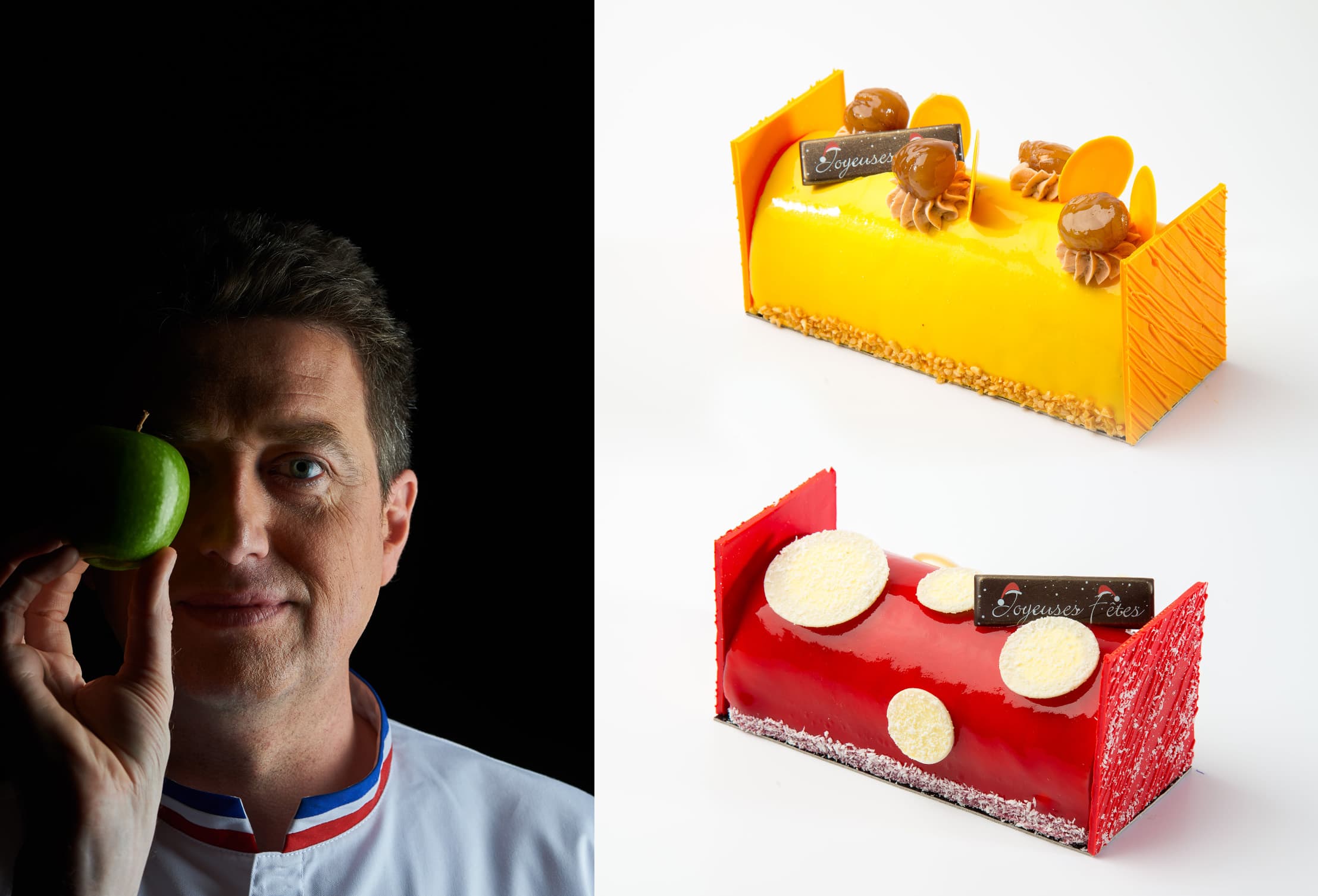 Philippe Rigollot, Champion du Monde de la Pâtisserie 2005 et Meilleur ouvrier de France en 2007, a créé pour Ravifruit deux nouvelles recettes de bûche.