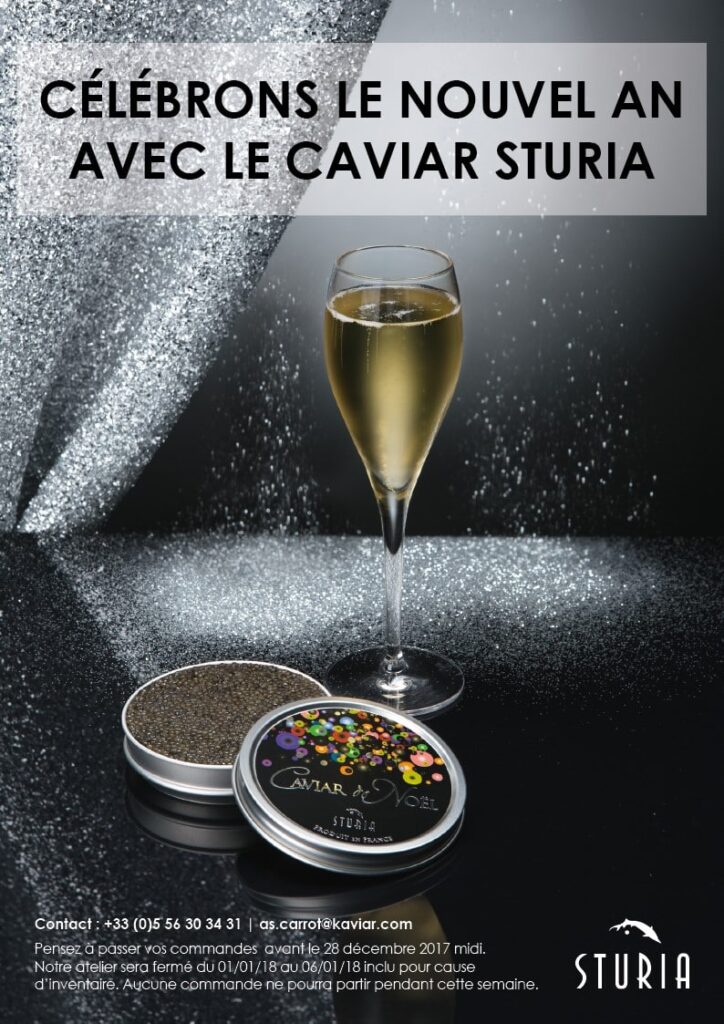 Célébrons le Nouvel An avec le Caviar Sturia