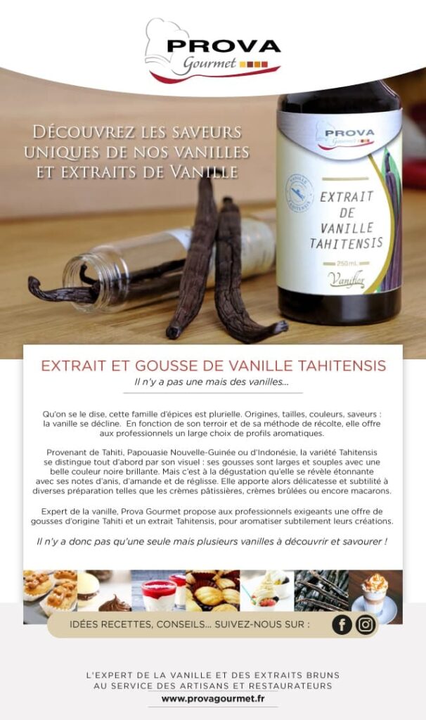 Il n’y a pas une, mais des vanilles …