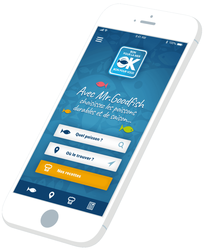 Découvrez l’appli « Mr.Goodfish ! »
