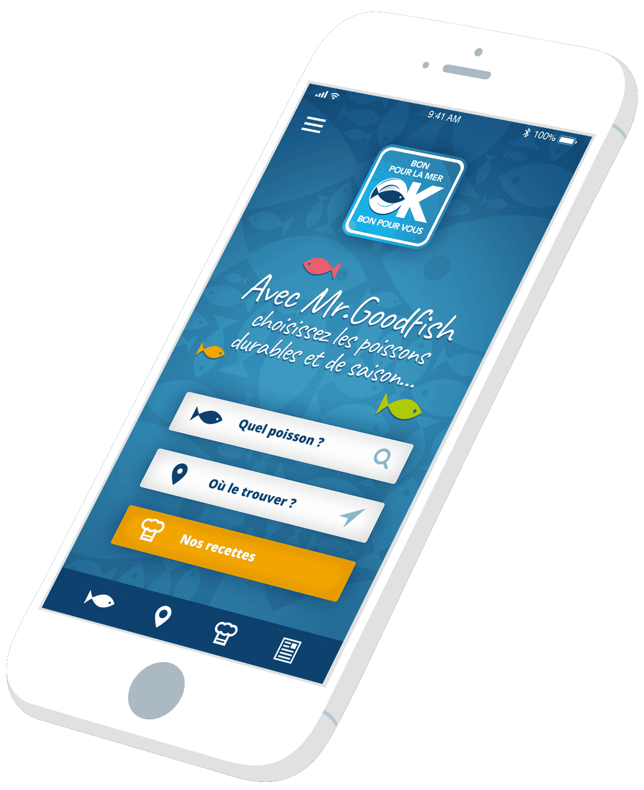 Découvrez l’appli « Mr.Goodfish ! »