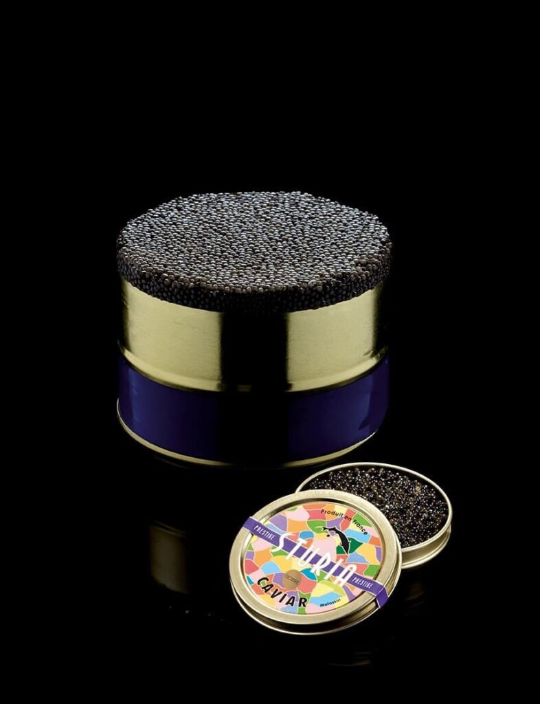 Sturia présente son caviar Osciètre Prestige