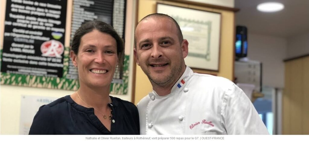 Le traiteur Olivier Ruellan va servir 500 repas durant deux jours