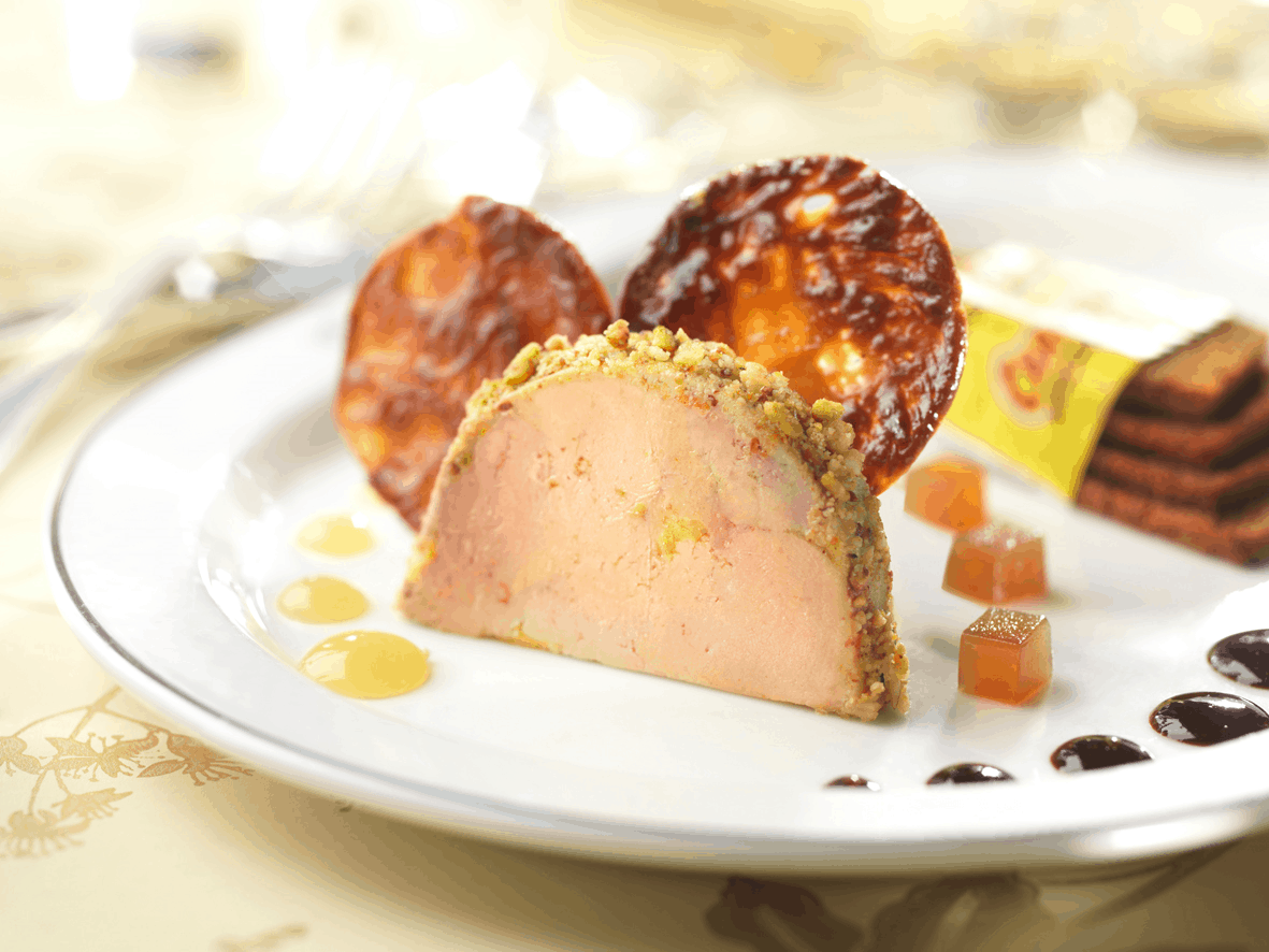 Foie gras de canard aux Carambar