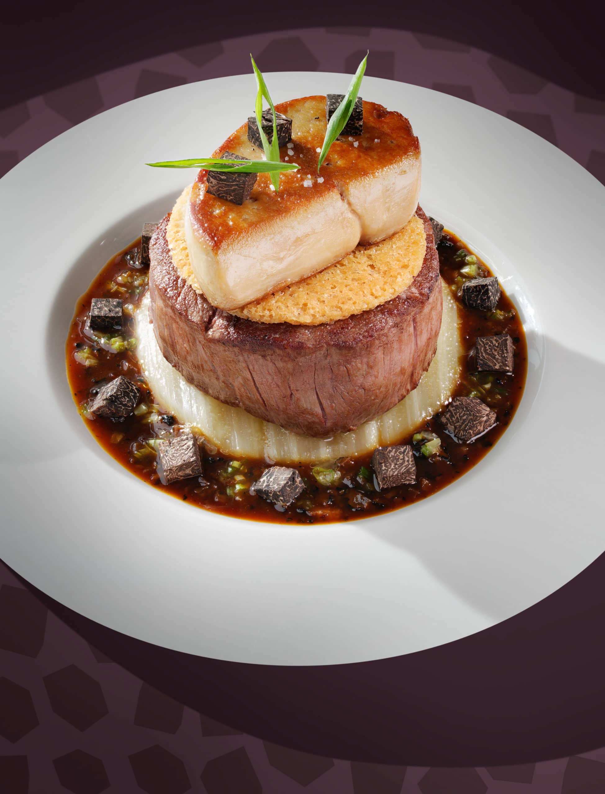 ROTH Michel - Filet de boeuf suisse façon rossini, escalope de foie gras poêlé