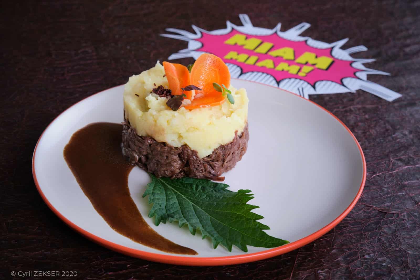 Parmentier de chevreuil au cacao