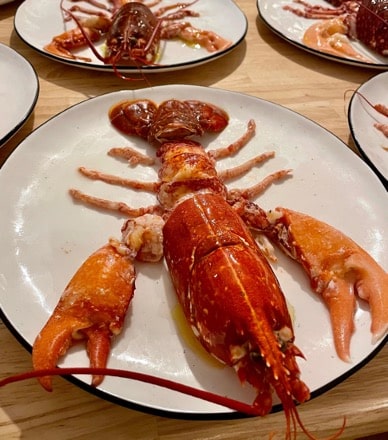 Le homard façon Amiral Guépratte