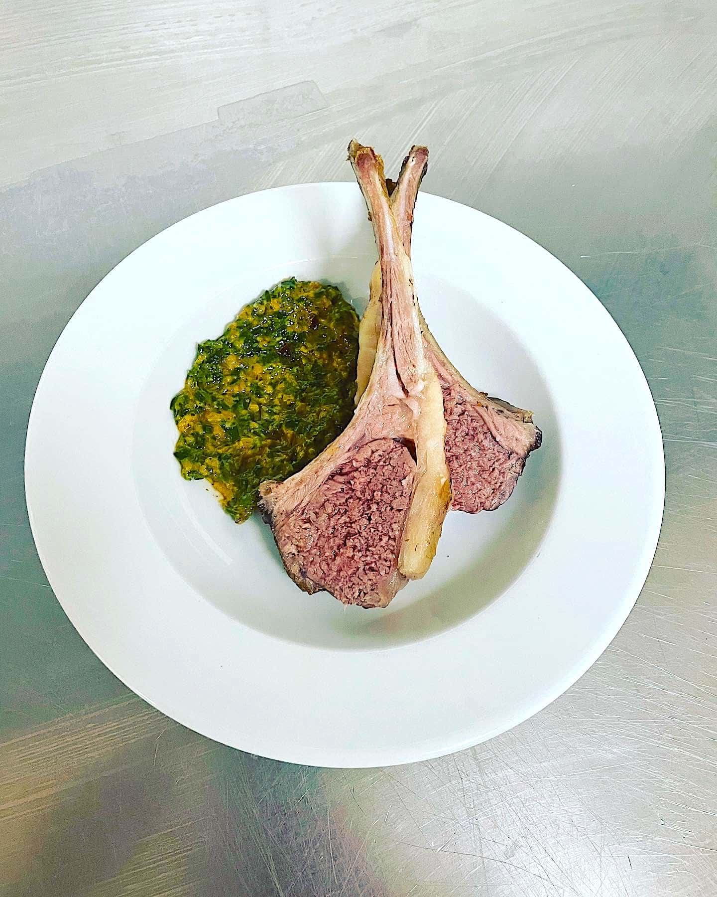 Carré d’agneau rôti et Chermoula