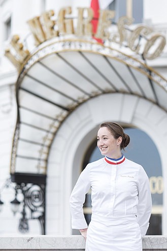 Virginie Basselot, chef des cuisines du Negresco