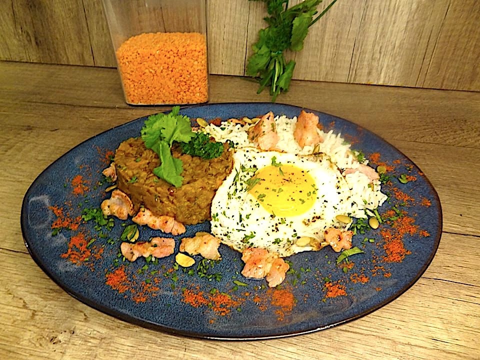 Cari de légumes protéiné