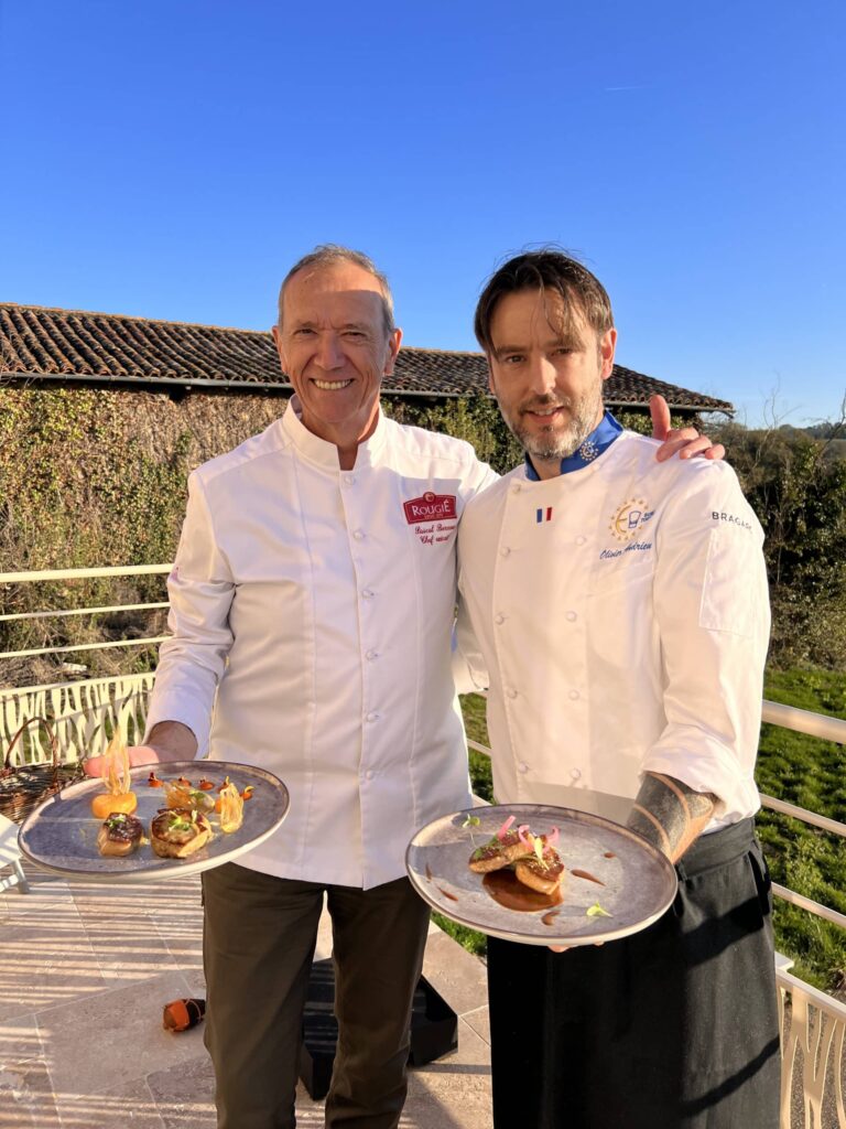 Euro-Toques & Rougié, rencontre entre deux chefs pour une recette à 4 mains