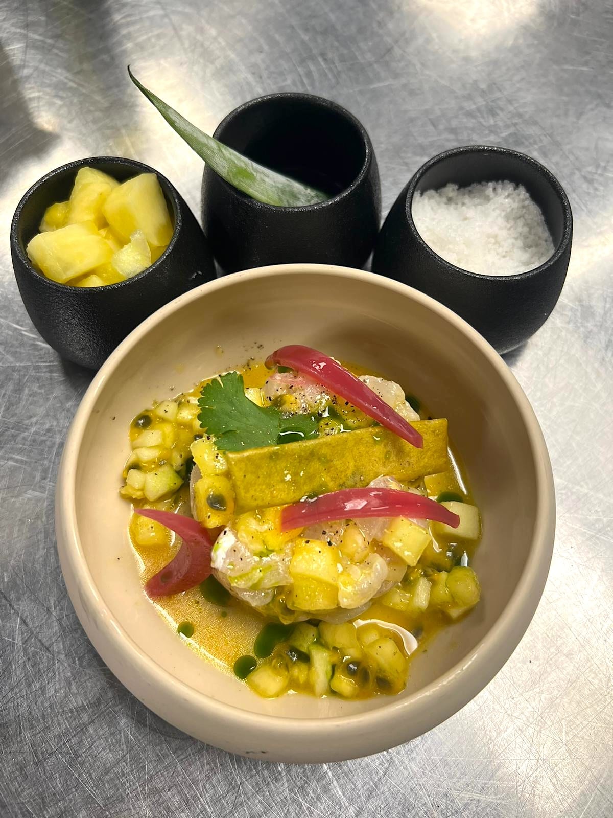 Tartare d’églefin exotique